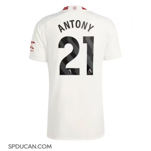 Muški Nogometni Dres Manchester United Antony #21 Rezervni 2023-24 Kratak Rukav
